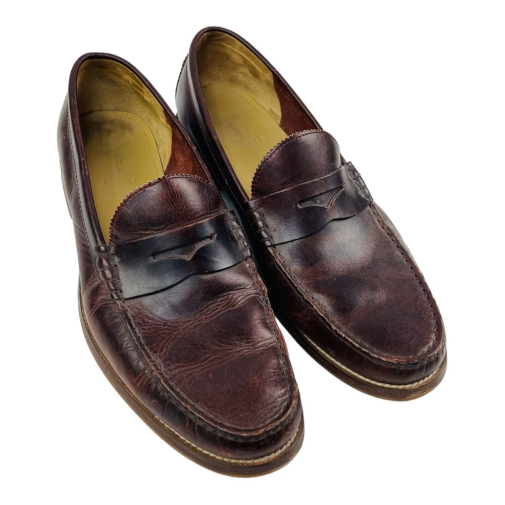 J SHOES. Stephen T3901 Brown Penny Loafers Mens Size‎ 10